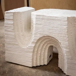 Benches|Benches<Kelly Wearstler echo long bench WHITEGESSO