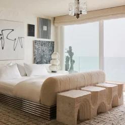 Benches|Benches<Kelly Wearstler echo long bench WHITEGESSO