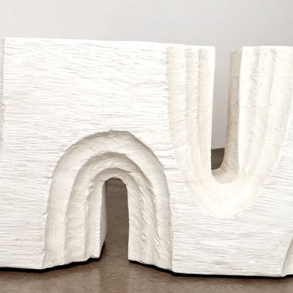 Benches|Benches<Kelly Wearstler echo long bench WHITEGESSO