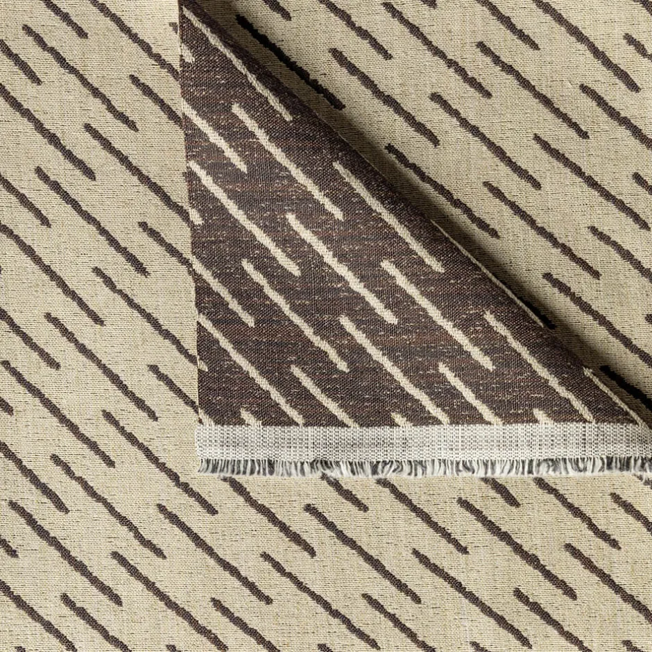 Fabrics<Kelly Wearstler esker weave EBONYONIVORY