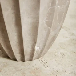 Vases<Kelly Wearstler fluted large vase LIGHTSMOKE