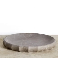 Platters & Trays<Kelly Wearstler fluted platter LIGHTSMOKE