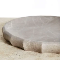 Platters & Trays<Kelly Wearstler fluted platter LIGHTSMOKE