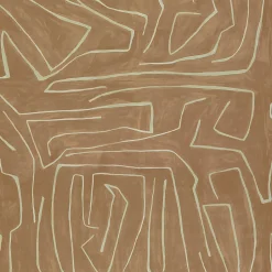 Fabrics<Kelly Wearstler graffito fabric -yard SALMONCREAM