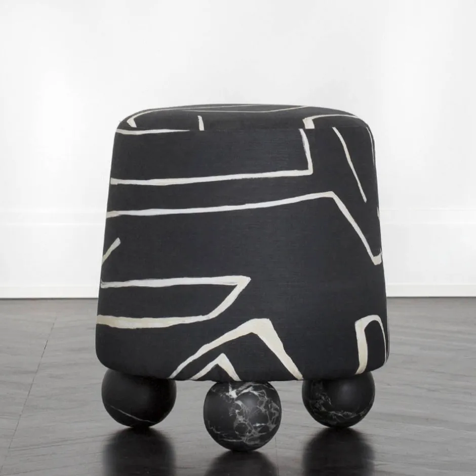 Fabrics<Kelly Wearstler graffito fabric -yard ONYXBEIGE