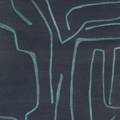 Wallcoverings<Kelly Wearstler graffito ii wallpaper NAVY