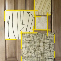 Wallcoverings<Kelly Wearstler graffito ii wallpaper IVORY/EBONY