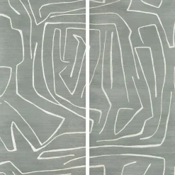 Wallcoverings<Kelly Wearstler graffito ii wallpaper DENIM