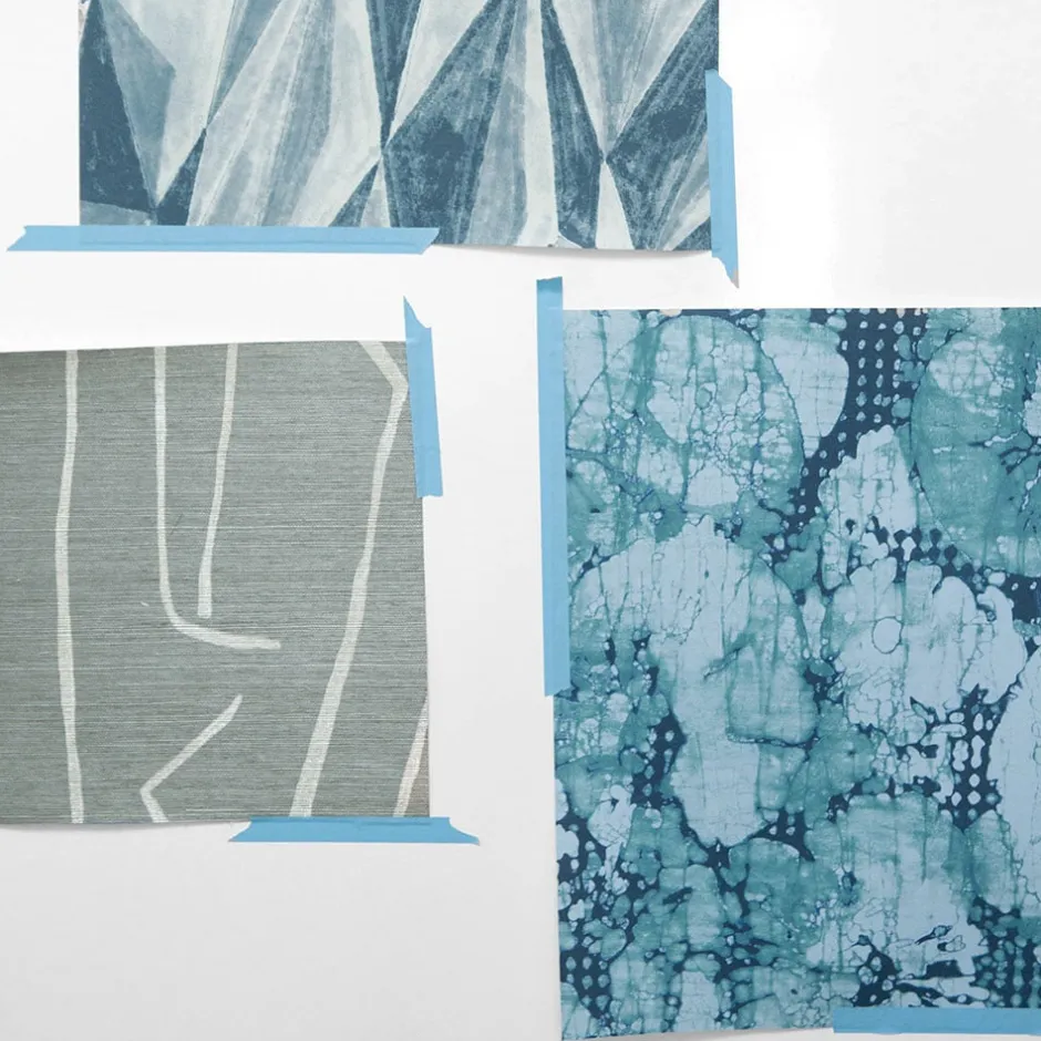 Wallcoverings<Kelly Wearstler graffito ii wallpaper DENIM