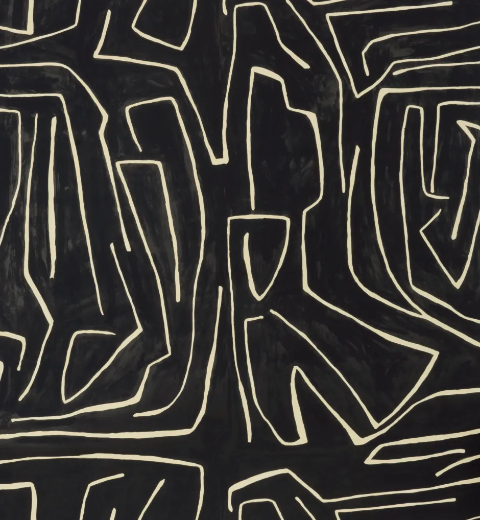 Wallcoverings<Kelly Wearstler graffito wallpaper - onyx beige ONYXBEIGE