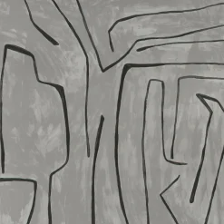 Wallcoverings<Kelly Wearstler graffito wallpaper roll - ivory gold GRAPHITE