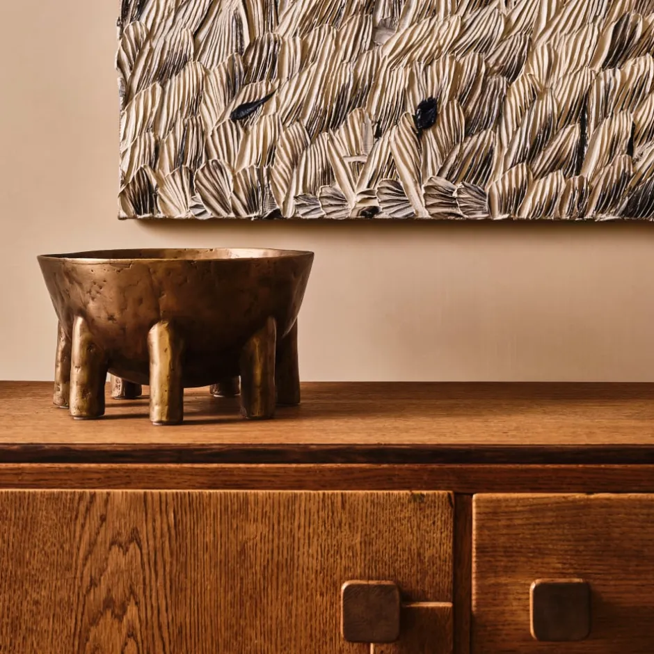 Bowls<Kelly Wearstler heath medium bowl BURNISHEDBRONZE