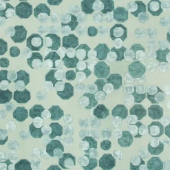 Wallcoverings<Kelly Wearstler hex wallpaper LAGOON