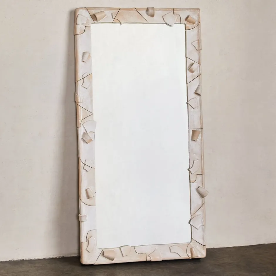 Mirrors<Kelly Wearstler large floor mirror FROSTEDFLAX