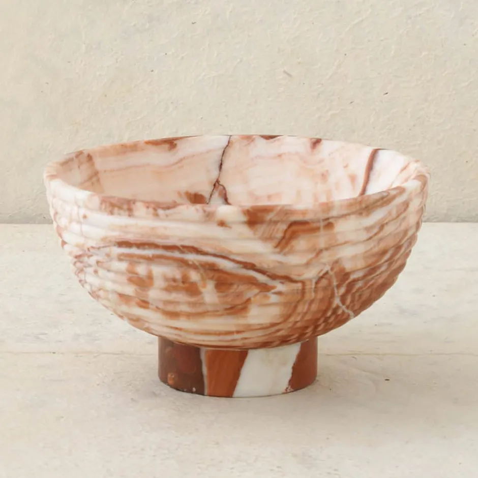Bowls<Kelly Wearstler laurel bowl RUSSET