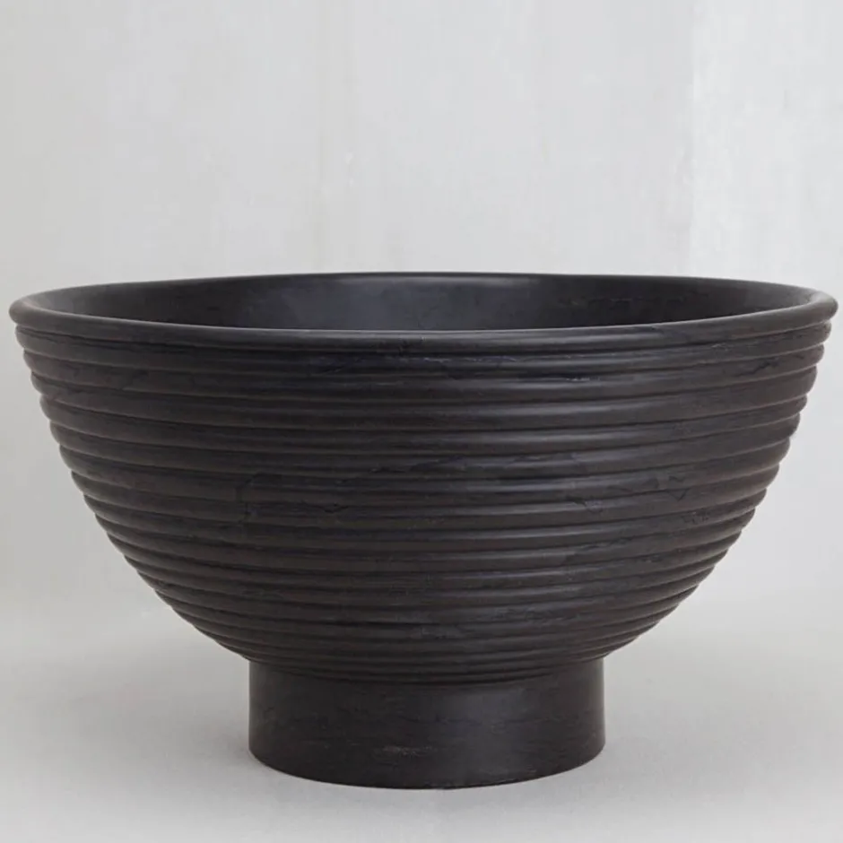 Bowls<Kelly Wearstler laurel champagne bowl ABSOLUTEBLACK