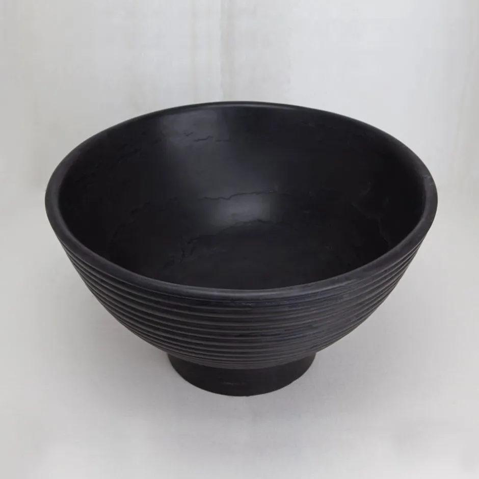 Bowls<Kelly Wearstler laurel champagne bowl ABSOLUTEBLACK