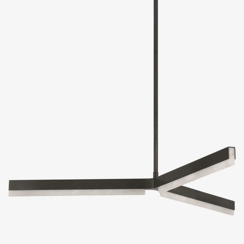 Chandeliers<Kelly Wearstler linea 42" chandelier BRONZE