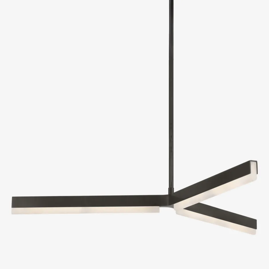 Chandeliers<Kelly Wearstler linea 42" chandelier BRONZE