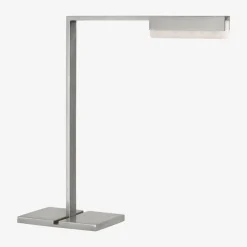 Table<Kelly Wearstler linea 15" table lamp ANTIQUENICKEL