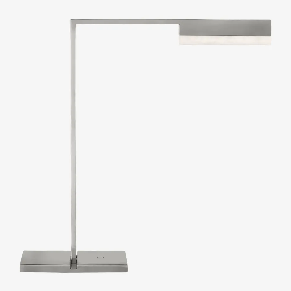 Table<Kelly Wearstler linea 15" table lamp ANTIQUENICKEL