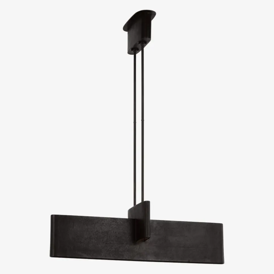 Chandeliers<Kelly Wearstler lotura 36" intersecting linear pendant MUSEUMBLACK