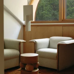 Pendants<Kelly Wearstler lotura 8" intersecting pendant MUSEUMBLACK