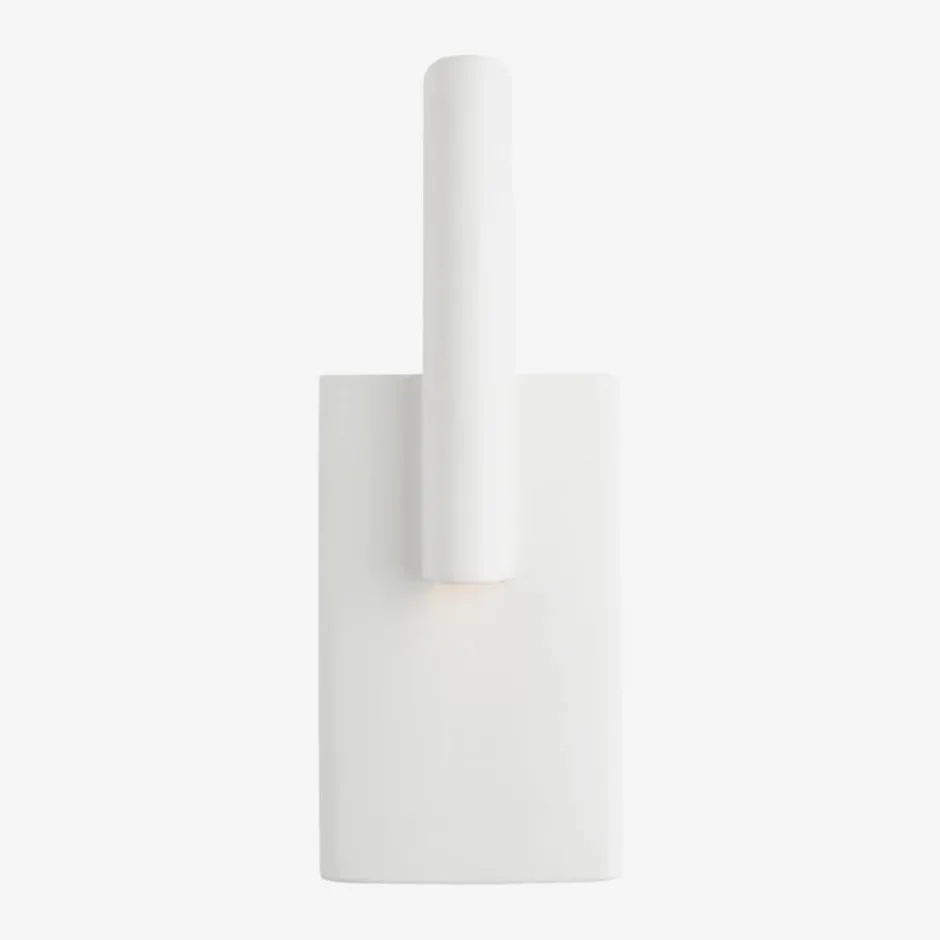 Wall<Kelly Wearstler lotura 16" intersecting sconce MUSEUMWHITE