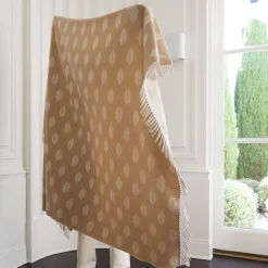 Throws<Kelly Wearstler luxe kisses throw OATMEAL/IVORY