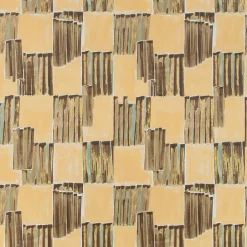 Wallcoverings<Kelly Wearstler lyre wallpaper BRONZED