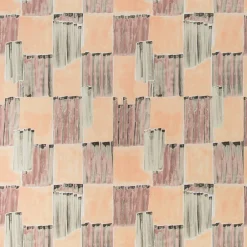 Wallcoverings<Kelly Wearstler lyre wallpaper BLUSHING