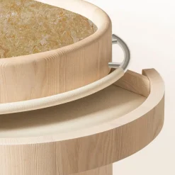 Consoles & Storage|Entertaining<Kelly Wearstler maris bar cart NATURALWOODGIALLOREALE