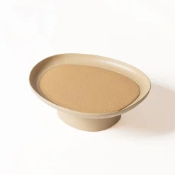 Entertaining|Barware<Kelly Wearstler maris raised tray TAUPE