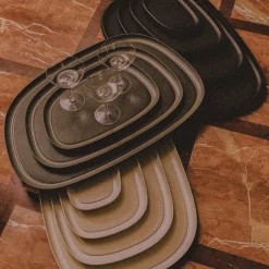 Barware|Serveware<Kelly Wearstler maris rectangular tray CYPRESS