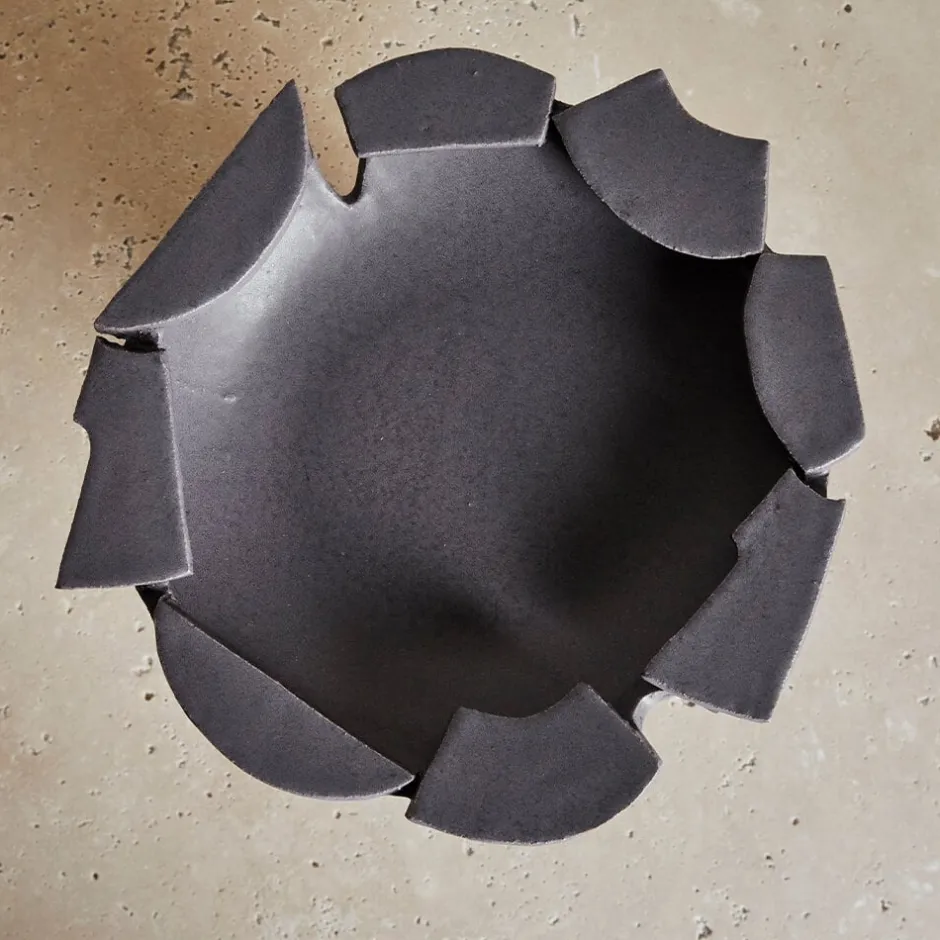 Entertaining|Bowls<Kelly Wearstler medium footed bowl SMOKEYPLUM