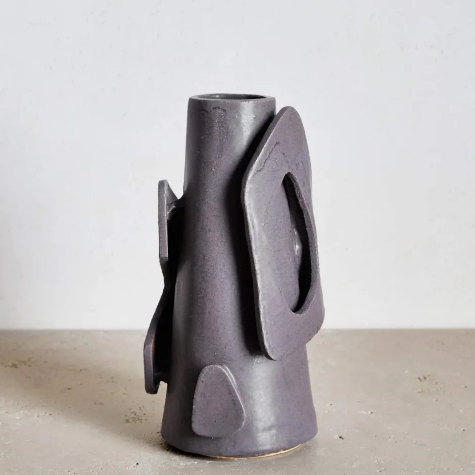 Entertaining|Vases<Kelly Wearstler medium vessel SMOKEYPLUM