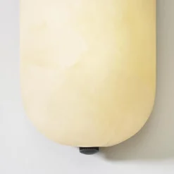 Wall<Kelly Wearstler melange pill form sconce - bronze w/ alabaster BRONZEW/ALABASTER