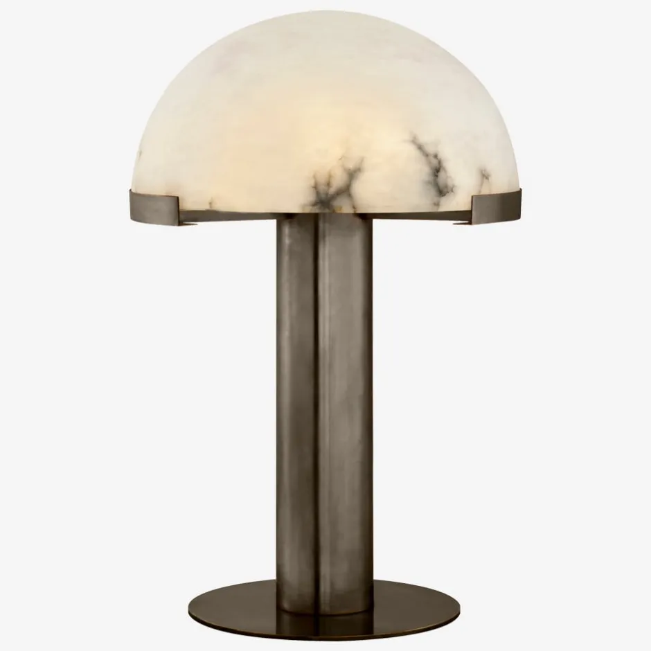 Table<Kelly Wearstler melange table lamp BRONZEWITHALABASTER