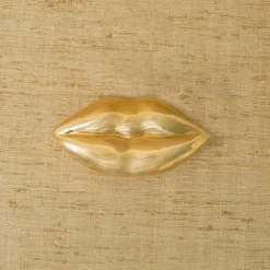 Objects<Kelly Wearstler mini kiss box NATURALBRASS