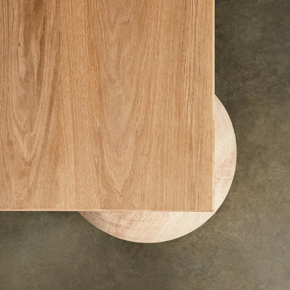 Coffee Tables<Kelly Wearstler morro square coffee table NATURALWHITEOAK