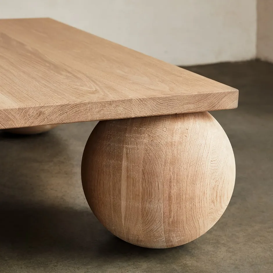 Coffee Tables<Kelly Wearstler morro square coffee table NATURALWHITEOAK