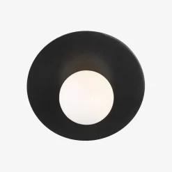 Wall<Kelly Wearstler nodes large angled sconce MIDNIGHTBLACK