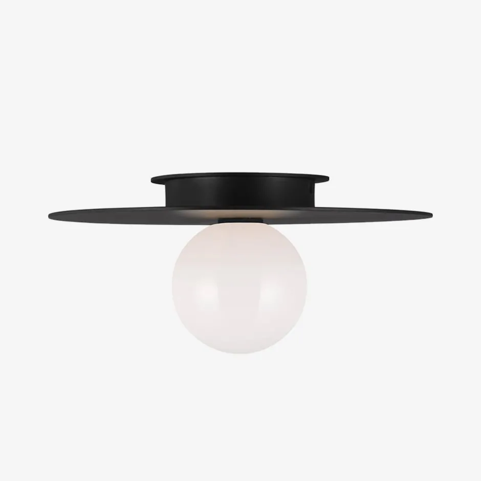 Flush Mounts<Kelly Wearstler nodes medium flush mount MIDNIGHTBLACK