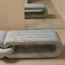 Benches<Kelly Wearstler nudo long bench CALCITEBLUE