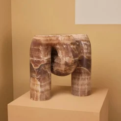 Side Tables<Kelly Wearstler nudo side table COFFEEONYX