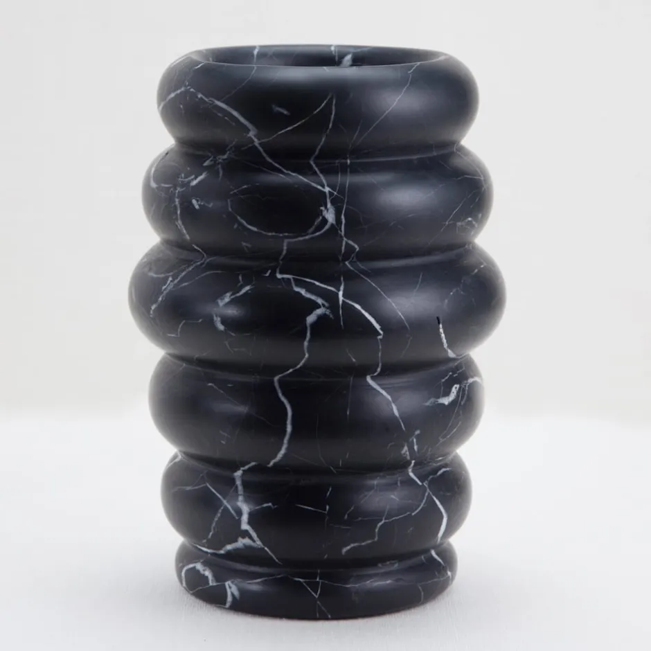 Vases<Kelly Wearstler organic large vase NEROMARQUINA