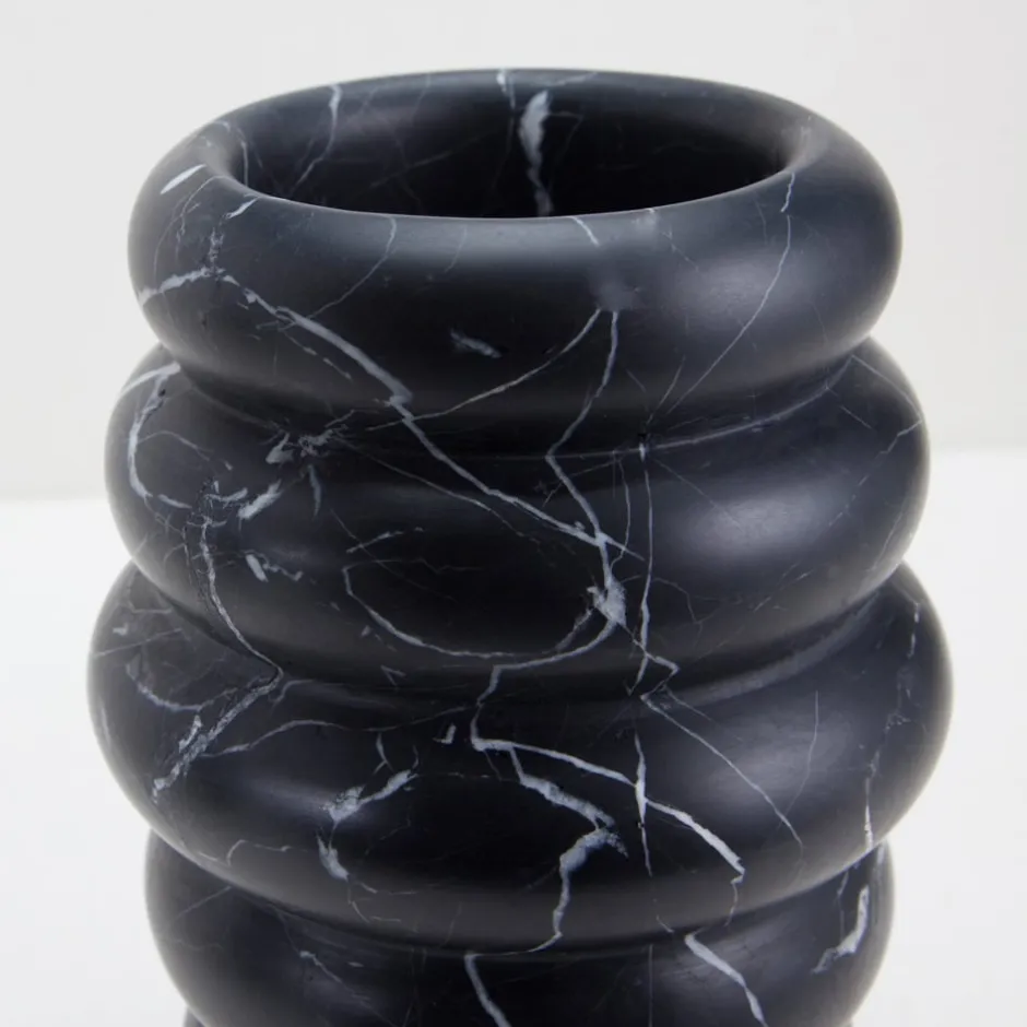 Vases<Kelly Wearstler organic large vase NEROMARQUINA