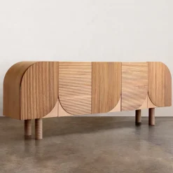 Consoles & Storage<Kelly Wearstler palma cabinet NATURALWHITEOAK