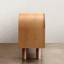 Consoles & Storage<Kelly Wearstler palma cabinet NATURALWHITEOAK