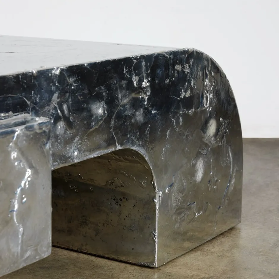 Coffee Tables<Kelly Wearstler coffee table PEWTER